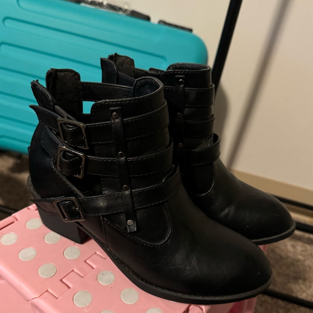 Black booties